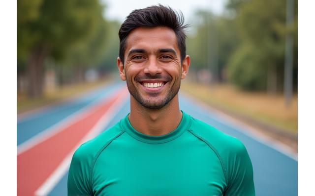 Raúl 'El Relámpago' Hernández, corredor de maratón