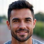 Retrato de Carlos, atleta amateur.