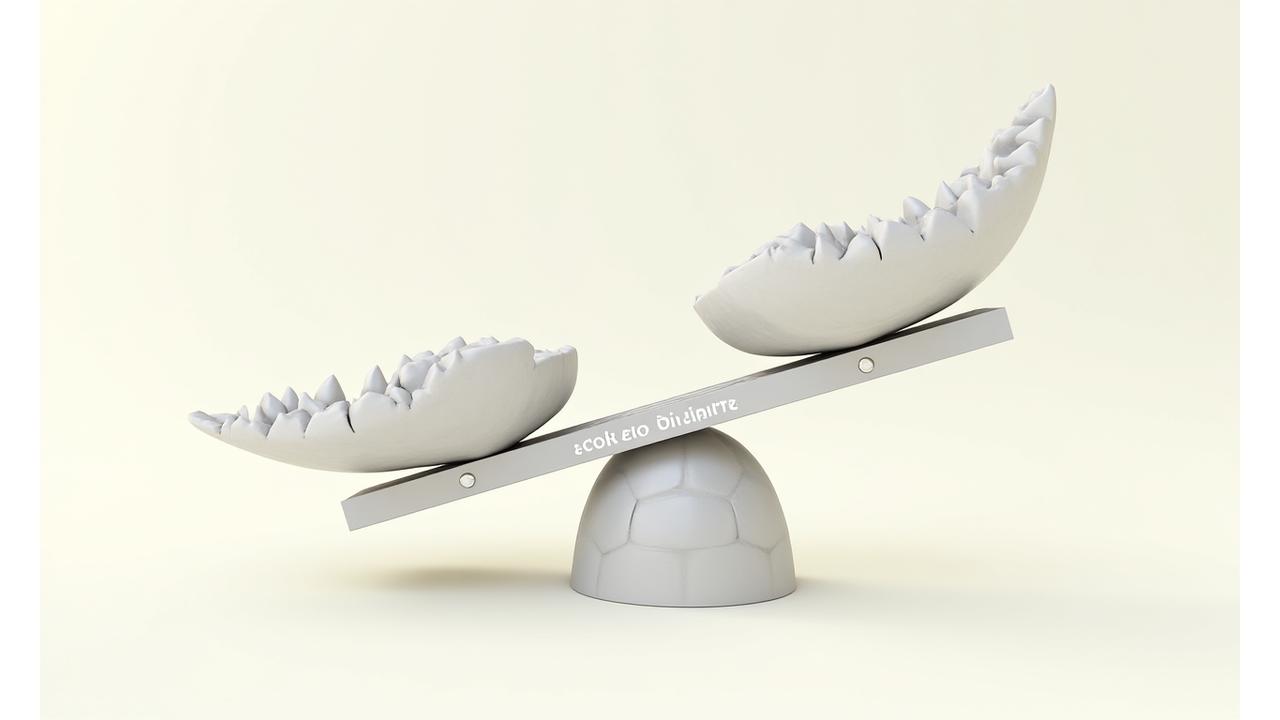 Infografía simplificada mostrando el balance energético con círculos que representan ingesta calórica, gasto energético y un balance, con elementos estilizados de reptiles.