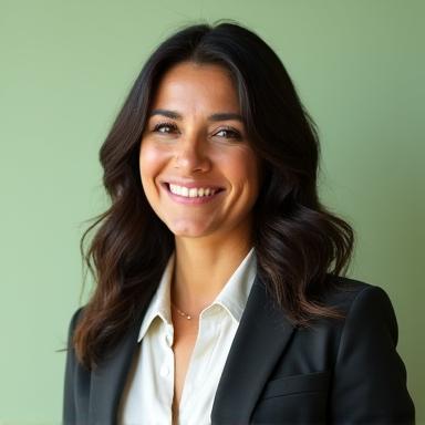 Retrato profesional de Ana Sofía García.